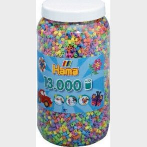 Hama Midi Perler - Pastel Mix 50 - 13.000 Stk - 211-50