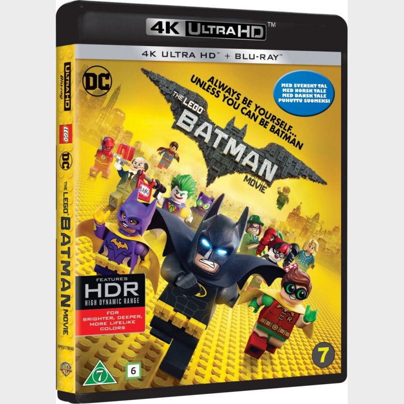 Lego Batman Filmen / The Lego Batman Movie - 4K Blu-Ray