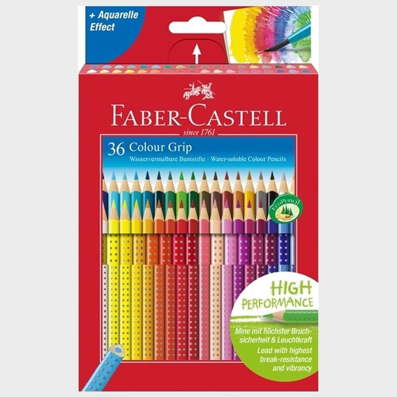 Faber-castell Farveblyanter - Colour Grip - 36 Stk.