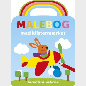 Malebog Med Klistermrker - Flyver - Diverse - Bog