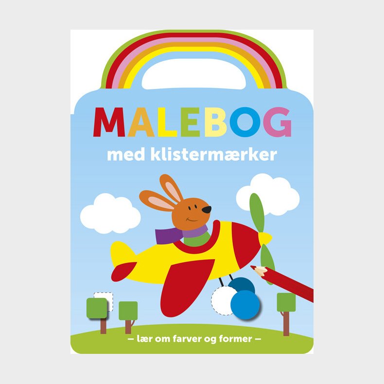 Malebog Med Klistermrker - Flyver - Diverse - Bog