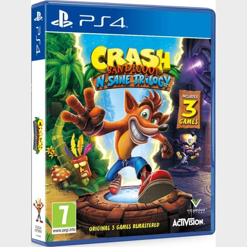 Crash Bandicoot - N'sane Trilogy Remastered - PS4