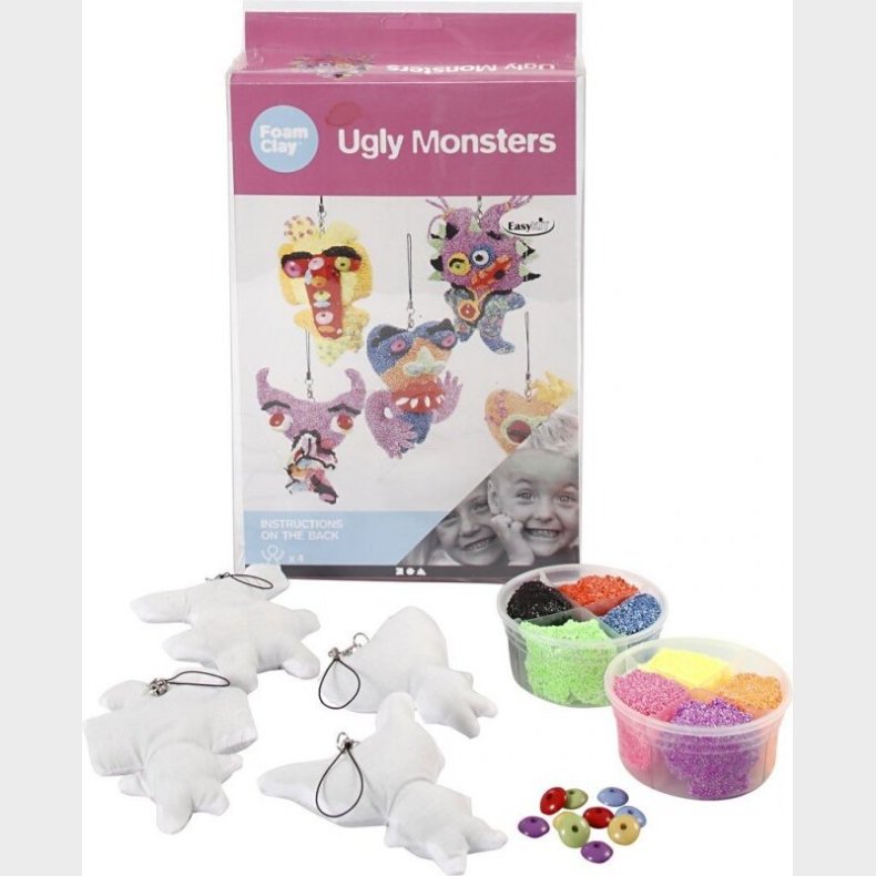 Foam Clay - Ugly Monsters Modellervoks Diy St