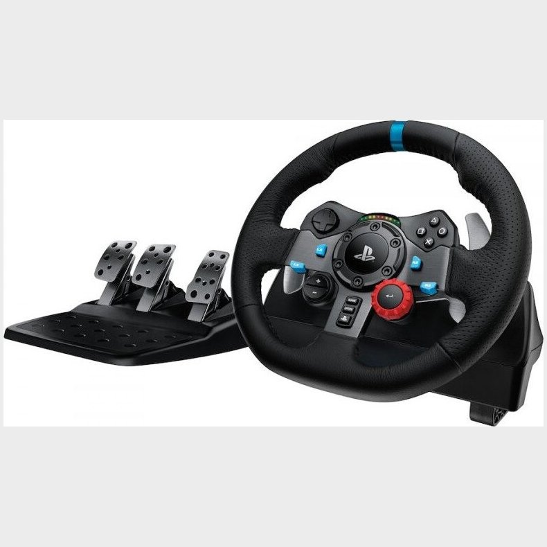 Logitech G29 Driving Force Rat Og Pedaler Til Ps3 / Ps4