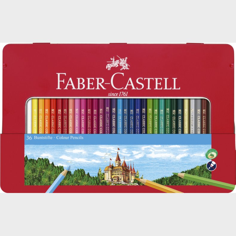 Faber Castell Farveblyanter - 36 Stk