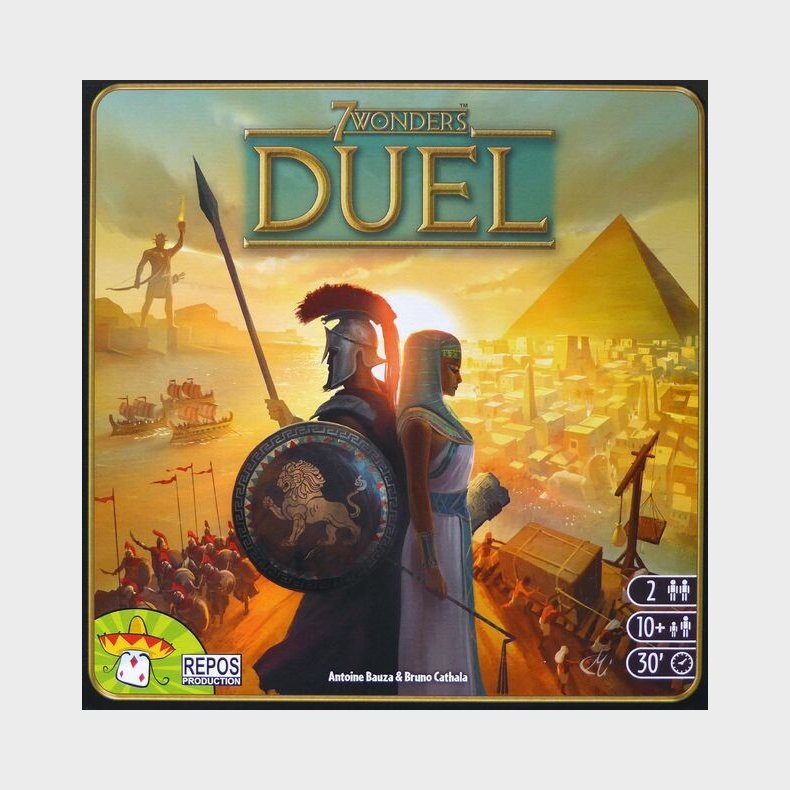 7 Wonders Duel - Brtspil - Nordic