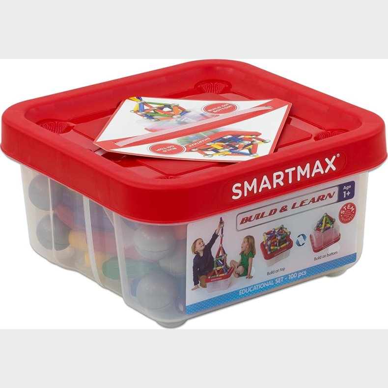 Smartmax Magneter - Byg Og Lr - 100 Dele