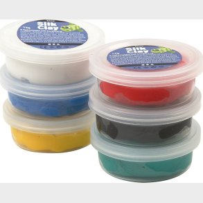 Silk Clay - Modellervoks St - 6 Farver - 6x14 G
