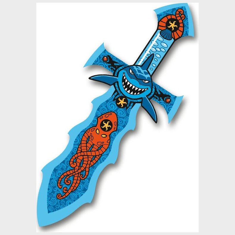 Nomerne: Hajsvrdet - Skumsvrd Med Hajmotiv - 36 Cm.