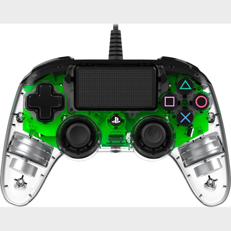 Nacon Compact Ps4 Controller Med Led-lys - Grn