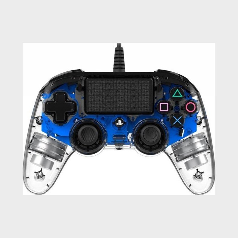 Nacon Compact Ps4 Controller Med Led Lys - Bl