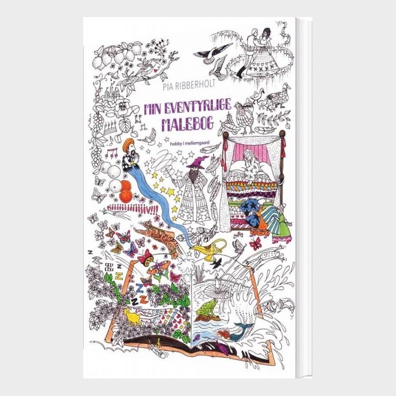 Min Eventyrlige Malebog - H.c. Andersen Eventyrer - Pia Ribberholt - Bog