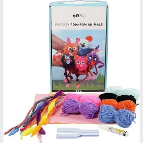 Pom-pom Dyr - Diy Kit