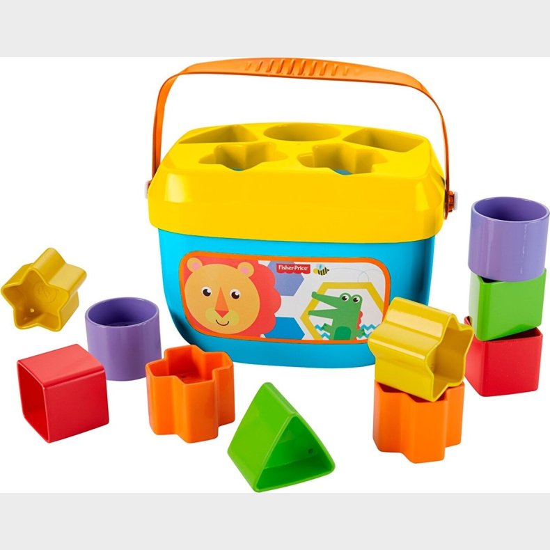 Fisher-price - Puttekasse - Babys Frste Klodser - 10 Klodser