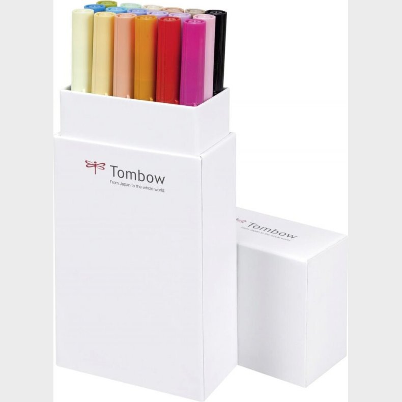 Tombow Dual Brush Pen 18 Abt - Sekundrfarver