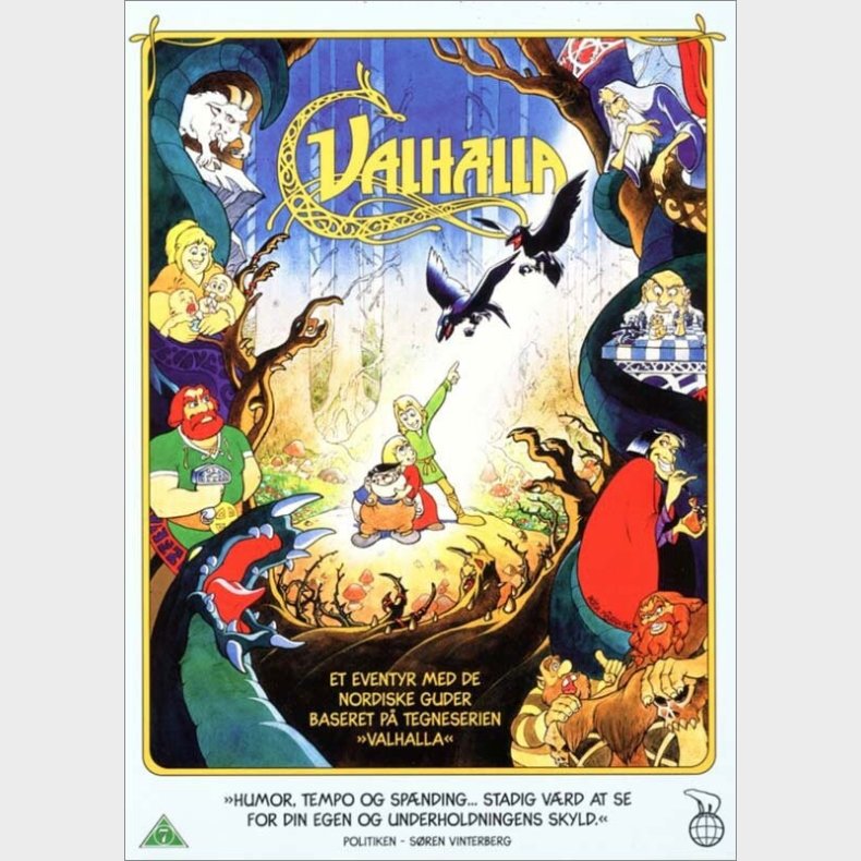 Valhalla - Tegnefilm Fra 1986 - DVD - Film