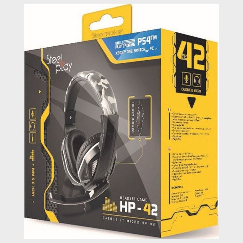 Wired Gaming Headset Til Ps4, Pc, Xbox One Og Nintendo Switch