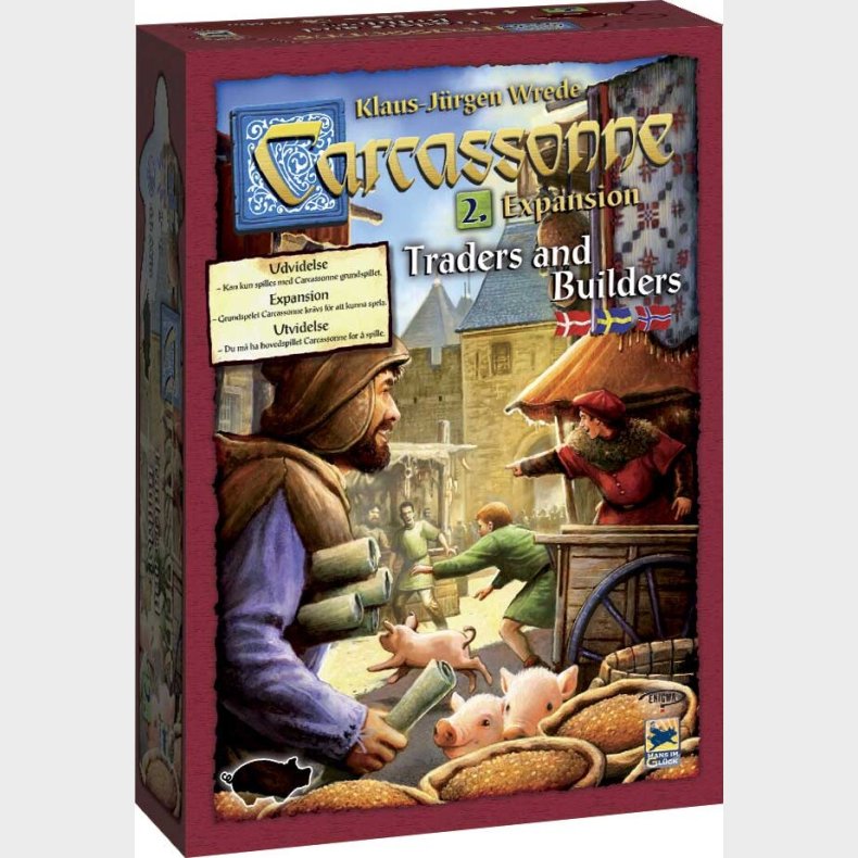 Carcassonne: Traders &amp; Builders - Nordic - Brtspil