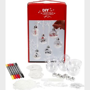 Julekugler Med Indvendig Pynt - Diy Christmas