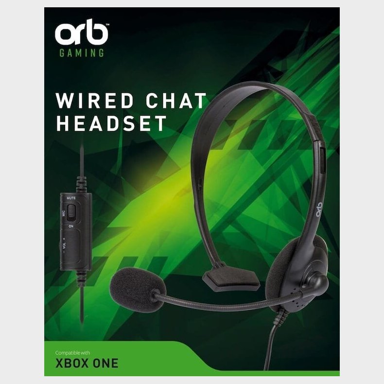 Orb Xbox One Chat Headset Med Kabel