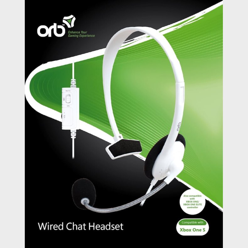 Orb Chat Hretelefoner Med Kabel Til Xbox One S