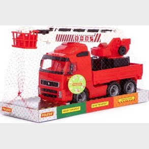 Volvo Brandbil Legetj Med Kran P Lad