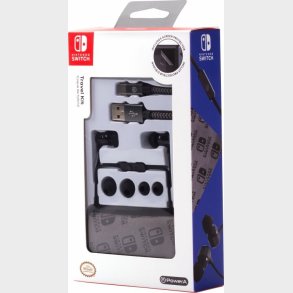 Nintendo Switch Travel Kit Med Bl.a. Hretelefoner, Kabel Og Skrmbeskytter