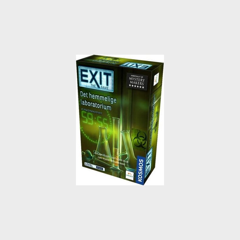 Exit - The Game - Det Hemmelige Laboratorium - Escape Room Spil