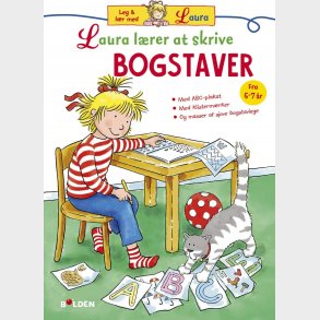 Laura Lrer At Skrive Bogstaver - Klistermrker Og Plakat - Diverse - Bog