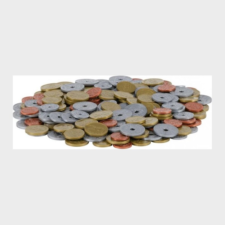 Legepenge - 200 Plastik Mnter