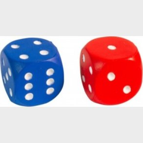 Halvstor Skumterning - 2 Stk.