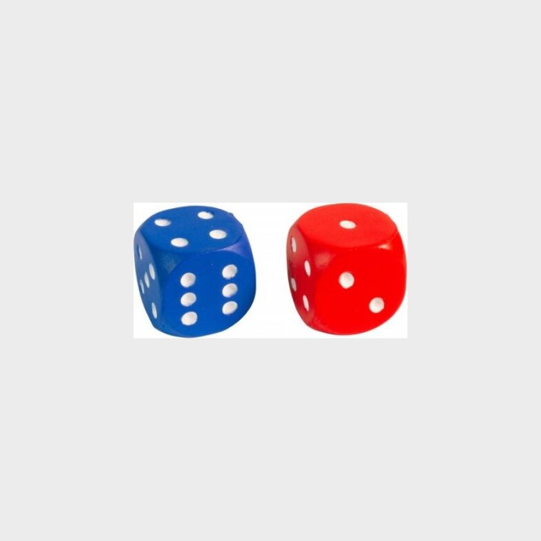 Halvstor Skumterning - 2 Stk.