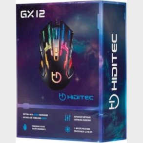 Hiditec Gx12 Gaming Mus 2400 Dpi - Sort