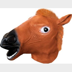 Heste Maske Med Hr - One Size