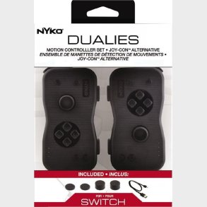 Nyko - Dualies Switch - Alternativt Controller St Til Nintendo Switch - Sort