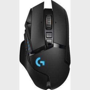 Logitech G502 Lightspeed - Trdls Gaming Mus Med 16.000 Dpi - Sort