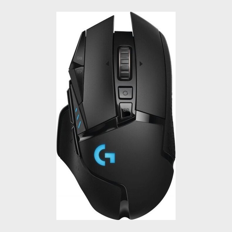 Logitech G502 Lightspeed - Trdls Gaming Mus Med 16.000 Dpi - Sort