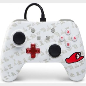 Powera - Gamepad Controller Til Nintendo Switch - Mario Odyssey