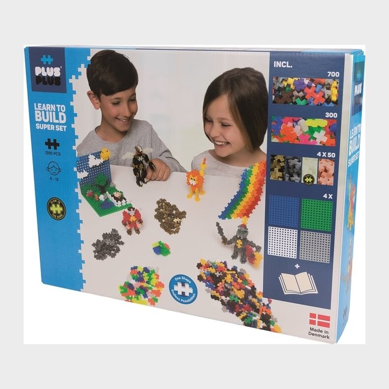 Plus Plus - Learn To Build Mega Basic - 1200 Stk