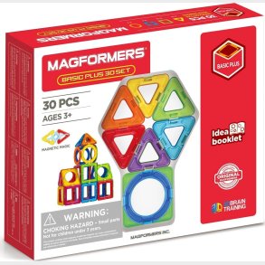 Magformers Magnetlegetj - Basic Plus - 30 Dele
