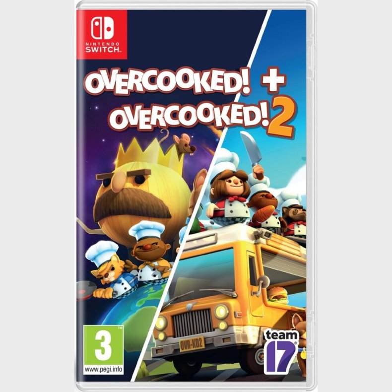 Overcooked + Overcooked 2 Double Pack - Nintendo Switch