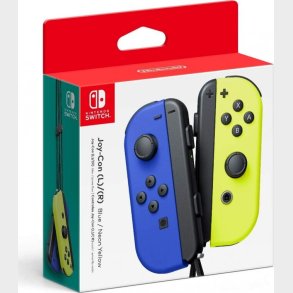 Nintendo Switch Joy-con Controller St - Bl Venstre Og Neon Gul Hjre