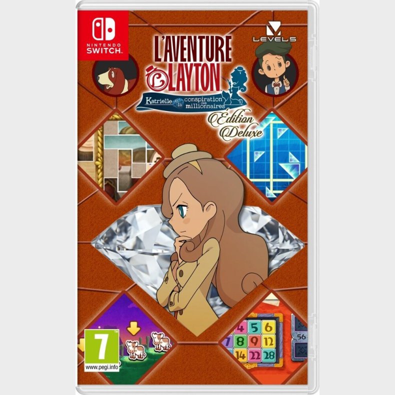 Layton's Mystery Journey: Katrielle And The Millionaires Conspiracy (deluxe Edition) - Nintendo Switch