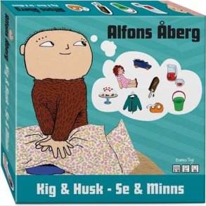 Alfons berg - Kig & Husk - Huskespil St Med 36 Brikker