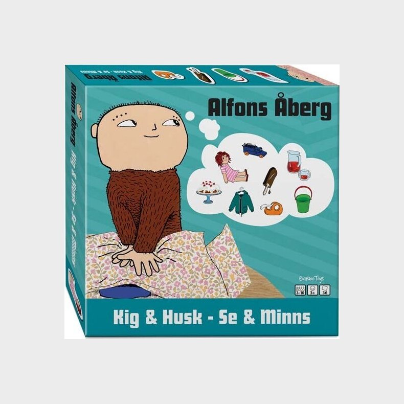 Alfons berg - Kig & Husk - Huskespil St Med 36 Brikker