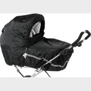 Babytrold - Regnslag Med Reflekser Til Barnevogn - Sort