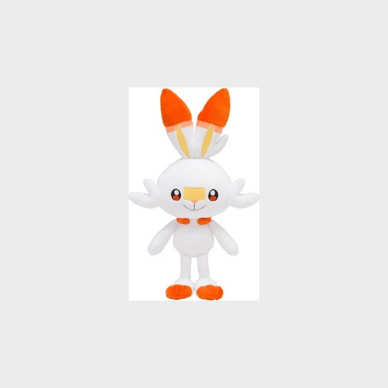 Pokemon - Plys Bamse - Scorbunny - 20 Cm