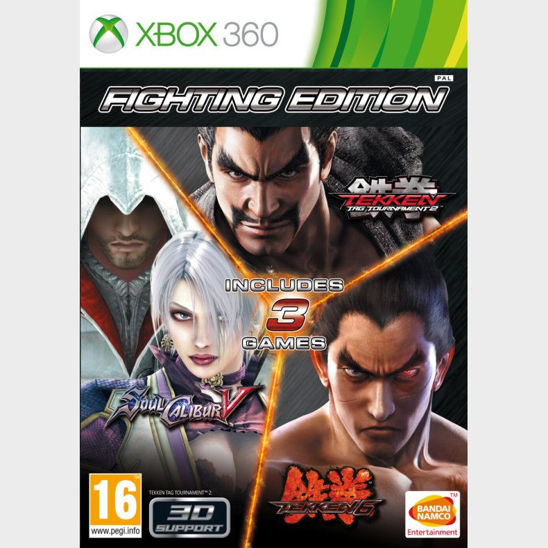 Fighting Edition: Tekken Tag 2, Tekken 6 &amp; Soulcalibur V - Xbox 360