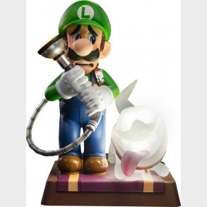 First4figures - Luigi Og Polterpup - Statue Med Led Lys - Luigi's Mansion