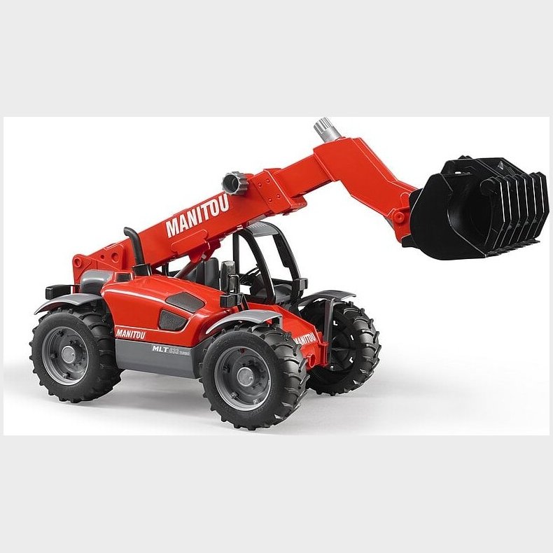 Bruder - Manitou Maniscopic Mlt 633 - Teleskoplsser - Br2125 - Rd